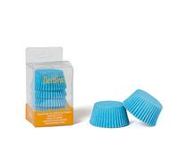 Decora 0339758 Lot de 60 Jumbo Bleu clair 55 x 45 mm, Petits gâteaux très pratiques pour cuisiner, présenter et offrir des muffins, résistent jusqu'à 180 °, en blister pratique, fabriqué en Italie,