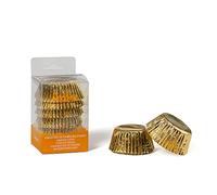 Decora, 0339791 Moules à Muffins Or, Moules Pratiques pour Cuire, présenter et Offrir des Muffins, Résistent jusqu'à 180 °, en Blister Pratique, Doré