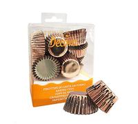 DECORA, 0339796 Moules à bonbons Rose Gold, Moules pratiques pour cuire, présenter et offrir des bonbons, Résistent jusqu'à 180 °, En blister pratique.