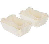DECORA, 0339880 Moules à Mini-Plumcakes, Très Pratiques pour Cuire, Présenter et Offrir des Mini-Plumcakes, Résistant jusqu'à 220°, Fabriqué en Italie, Couleur Blanc