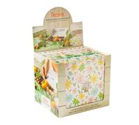 Decora 0346010 Présentoir de comptoir avec boîtes en carton pour aliments avec 8 motifs assortis, pour emballer des friandises faites maison, fabriqué en Italie, design original. Boîte de 24 pièces.
