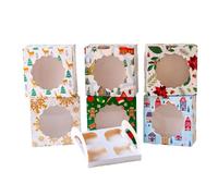 Decora 0346060 Présentoir pour 18 boîtes de bonbons de Noël avec insert à cupcakes