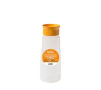 Decora 0379171 Bouteille distributeur de bain de 250 ml, avec bouchon bucherellé de Ø 6,5 cm, idéal pour mouiller les bonbons, avec échelle graduée, fabriquée en Italie, plastique