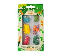 Decora 0500428 Kit de 6 décorations en sucre Jurassique