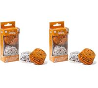 DECORA 0679726 PAQUET 36 CAISSETTES PUMPKIN & GHOST 50 X 32 MM, Blanc/Orange