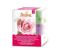 Decora 0803025 KIT 7 Coupe-PÂTE PÉTALES ET SÉPALE DE Rose, Plastique