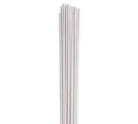 Decora 0813002 Paquet 50 TIGES pour Fleurs #20 Blanc, Métal