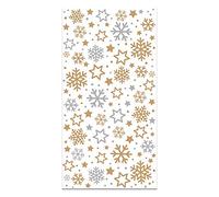 Decora 0855938 CF 20 sacs 12,5 + 3 x 24 cm White Christmas, Or