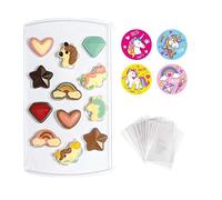 Decora 0890010 SET MOULE THERMOFORMÉ LICORNE 15 X 26 CM