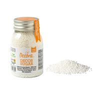 Decora 2081096 Paquet de 100 g de perles de sucre blanc