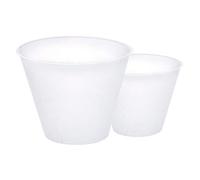 DECORA, 5232524 Base Évasée pour Œuf de Pâques, Idéale pour Soutenir les Œufs en Chocolat, en Plastique de Haute Qualité, Convient pour Soutenir les Œufs jusqu'à 1000 grammes, Ensemble de 5 pièces.