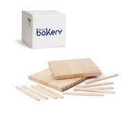 Decora 5280125 Lot de 2400 lattes en bois de hêtre pour glaces et biscuits sur latte. Dimensions : 10 x H 113 mm. Épaisseur 2 mm. Convient au contact avec les aliments et au congélateur