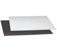 DECORA 5932580 Plat à Tarte, Carton, Noir/Argent, 60 Unités