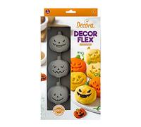 Decora 9260401 Silicone Pumpkin Mould 6 Cavities, Gris