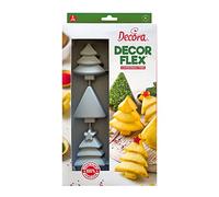 Decora 9260402 Silicone Christmas Tree Mould 6 Cavities, Gris
