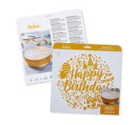 Decora 9270931 Pochoir Happy Birthday Ø 25 CM