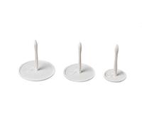 Decora 9271041 Set 3 Clous DE Fleurs Ø MM. 40/55/65, Plastique