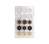 DECORA COD. 0050142 MOULE À CHOCOLAT FLEURS 15 CAV. 200 X 120 X 22 MM