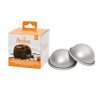 Decora COD. 0062952 CF 10 MOULES Demi-SPHÈRE en Aluminium ANODISÉ Ø 7 X H 3,5 CM