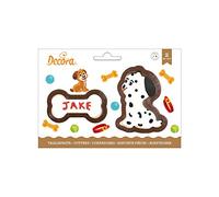 DECORA COD. 0255200 SET 2 COUPOIR EN PLASTIQUE CHIEN ET OS