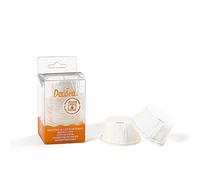 Decora COD. 0339804 PAQUET 25 CAISSETTES À VOLANTS BLANC 55 X 35 MM