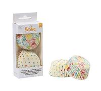 DECORA COD. 0339823 PAQUET 36 CAISSETTES BÉBÉ ET POIS 50 X 32 MM