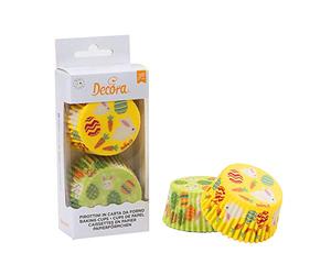 DECORA COD. 0339838 PAQUET 36 CAISSETTES PÂQUES 50 X 32 MM