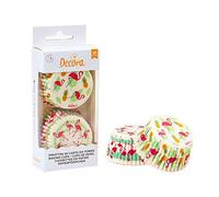 DECORA COD. 0339846 PAQUET 36 CAISSETTES FLAMANTS ROSES 50 X 32 MM