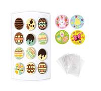 DECORA COD. 0890012 SET MOULE THERMOFORMÉ OEUFS 15 X 26 CM