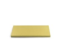 Decora COD. 0931709 Carton pour GÂTEAU RECTANGULAIRE DORÉ CM 30X40X1,2 H