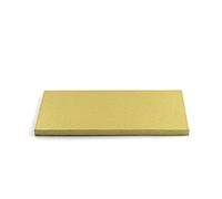 Decora COD. 0931725 Carton pour GÂTEAU RECTANGULAIRE DORÉ CM 35X45X1,2 H