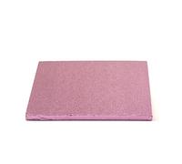 Decora COD. 0931812 Carton pour GÂTEAU CARRÉ Rose 30X30X1,2H