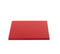 Decora COD. 0931854 Carton pour GÂTEAU CARRÉ Rouge 30X30X1,2H