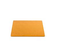 Decora COD. 0931859 Carton pour GÂTEAU CARRÉ Orange 20X20X1,2H