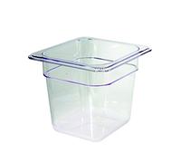 Decora Conteneur en Polycarbonate Transparent 1/6, 17.6 x 16.2 x 20 cm, Transparent