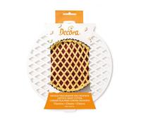 Decora Coupe-grille pour tarte classique – blanc Ø 30 cm