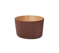 Decora Emballage de cuisson Canasta en papier allant au four Cellulose Brun ø13 x h9,5 cm Lot de 5