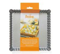 DECORA Moule à Crostata Fond Mobile Antiadhésif 21X21CM 0070025