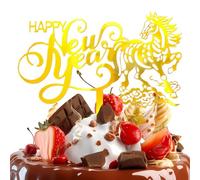 Decoración Para Tarta De Año Nuevo 2026 - Decoración De Cumpleaños Del Año Del Caballo De Acrílico 2D, Selecciones De Magdalenas, Panaderías, Panaderos Caseros, Coleccionistas, Eventos Temáticos