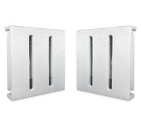 Decoralin Lot de 2 couvercles pour interrupteurs et prises - Sécurité enfant et protection pour les personnes âgées - Montage sans outil avec ruban adhésif - Extensible pour interrupteurs doubles et