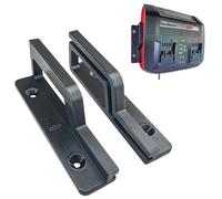 Decoralin Support mural pour Einhell Power X-Twincharger - Support robuste - Support de chargeur peu encombrant - Plastique durable - Installation facile - Fabriqué en Europe - Noir