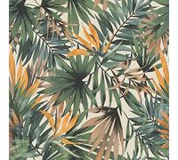 DECORAMA 5012 - Papier Vinyl Grainé sur intissé Motif Jungle Vert
