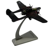 Decorate Airplane 1/144 for USAF Black Widow P-61B P61 Aircraft Airplane Static Model Highly Restored Military Aircraft for Collection Or Gift
