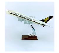 Decorate Airplane Réplique d'avion en résine 36CM 1:200 for Singapour A380-800 A380, modèle d'avion Airbus for Collection Or Gift