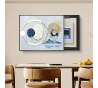 Decoratief fotolijstje voor binnenhuis elektrische Meter | Wandschildering Van aluminiumlegering voor elektrisch paneel, ideaal voor woonkamers, entrees en gangen