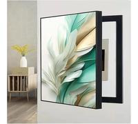 Decoratief schilderij Van meterkasthoezen, Moderne creatieve foto's, postermuurschildering met lijst, huiskamer, wandkunst OP maat, B, 45 x 55 cm