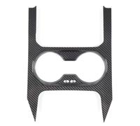 Décoratif Accessoires Pour BMW Série 5 G60 2024 Console Centrale Fibre Carbone Véritable Porte-gobelet D'eau Cadre Couverture Garniture Autocollant Garniture Autocollant