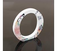 Décoratif Bois Lettres, 26 Alphabet Blanc Lettres en Bois Avec Motif Papillon et Fleur imprimé pour Déco Nom des Enfants Fête d'anniversaire de Mariage Décoration de Maison et de Chambre à Couche (O)