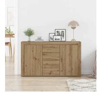 Décoratif - Buffet bahut - Placard de rangement moderne - Chêne artisanal 120x36x69cm - bois d'ingénierie - pour entrée con5792676