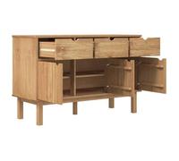 Décoratif - Buffet bahut - Placard de rangement moderne - OTTA 114x43x73 5cm - bois massif de pin - pour entrée con3275630